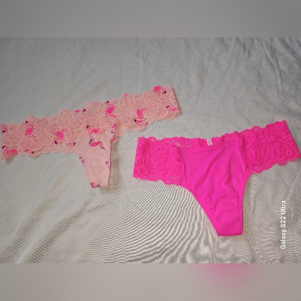 Brand new no tags Victoria secret thongs size 3-5